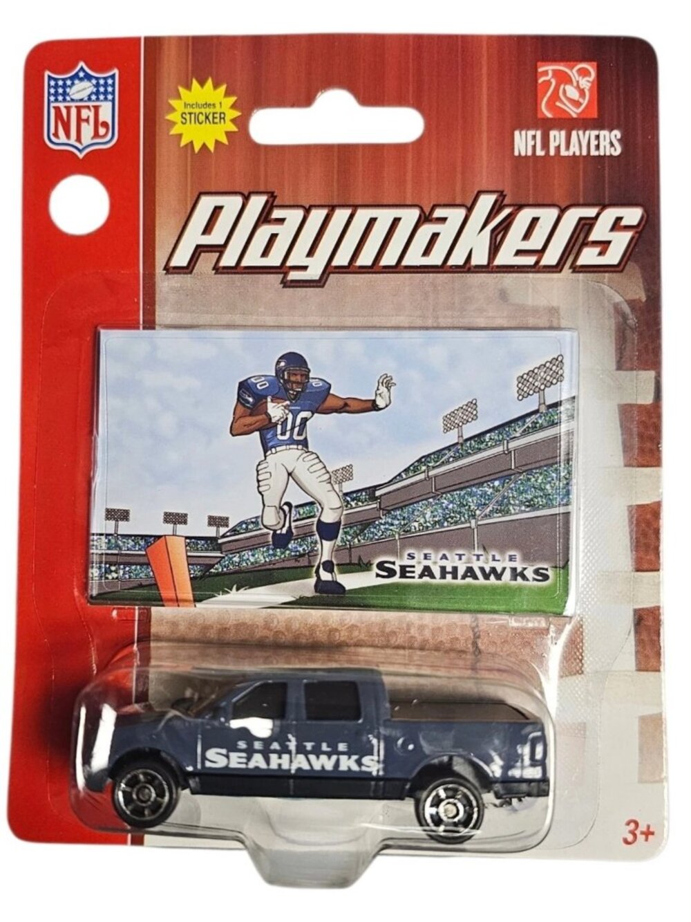 Seattle Seahawks Diecast Pick-Up Truck Ford F-150 1:87 Scale W/ Sticker NFL